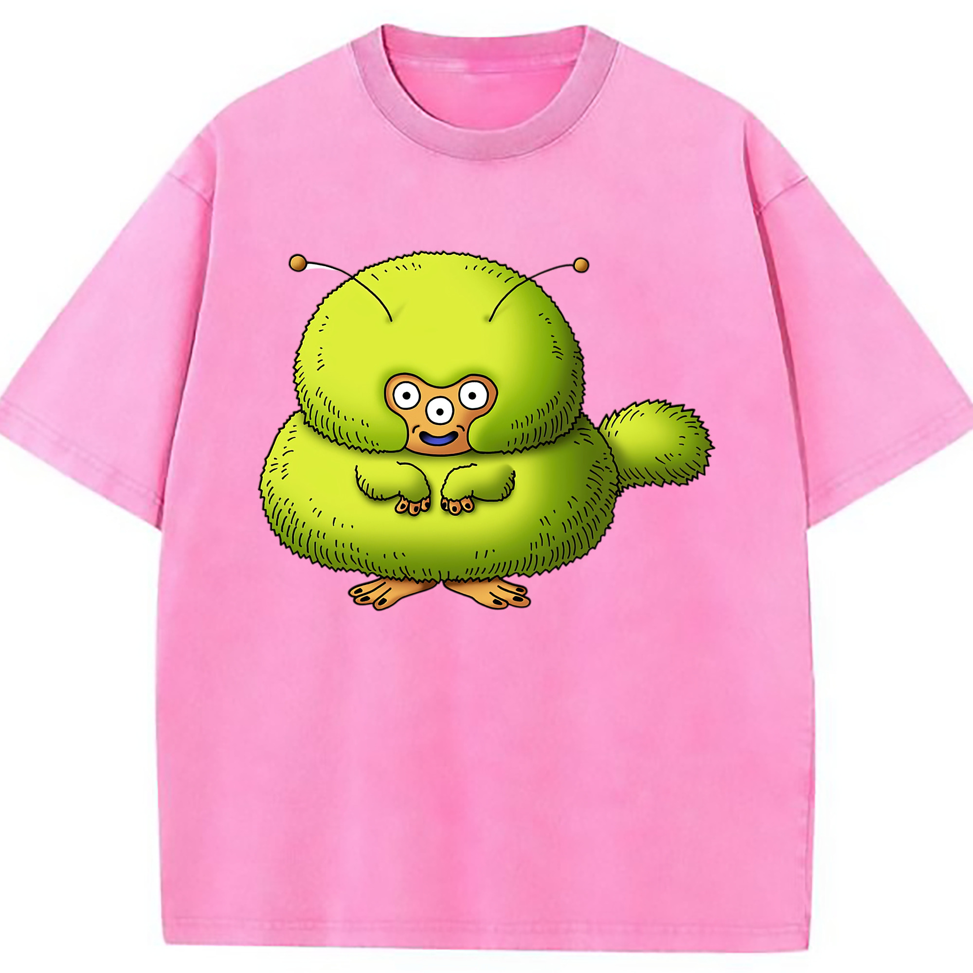 （画像用） ドラゴンクエスト Doragon Kuesuto Dragon Quest 綿100% ヴィンテージ風 半袖Tシャツ（フロントプリント）